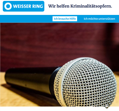 WEISSER RING mit kostenfreiem Therapieangebot